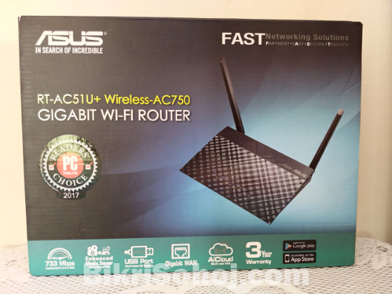 ASUS RT AC51U+ Gigabit WiFi Router